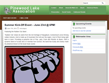 Tablet Screenshot of pinewood-lake.org